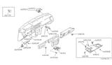 Diagram for 1988 Nissan Maxima Ashtray - 68800-37E05