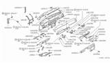 Diagram for 1988 Nissan Maxima Glove Box - 68510-42E00