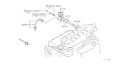 Diagram for 1986 Nissan Maxima EGR Tube - 14120-16E01