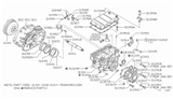 Diagram for 1985 Nissan Maxima Transfer Case Seal - 38342-21X01