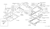 Diagram for 1986 Nissan Stanza Door Lock - 84962-10E00