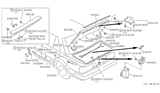 Diagram for Nissan Stanza Door Striker - 84620-01E00