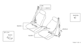 Diagram for 1987 Nissan Maxima Seat Belt - 86840-15E03