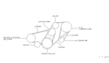 Diagram for 1985 Nissan Maxima Drive Belt - 11720-16E11