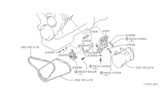 Diagram for 1987 Nissan Maxima A/C Idler Pulley - 11925-16E01