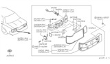 Diagram for 1988 Nissan Sentra Headlight Bulb - 26261-04W00