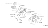 Diagram for 1988 Nissan Maxima Speedometer - 24850-15E60