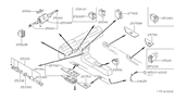 Diagram for 1986 Nissan Maxima Power Window Switch - 25420-16E00