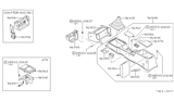 Diagram for Nissan Stanza Shift Indicator - 96940-D4500