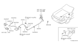 Diagram for 1988 Nissan Stanza Hydraulic Hose - 30650-13E00