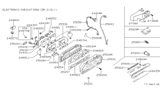 Diagram for Nissan Maxima Speedometer Cable - 25050-16E01