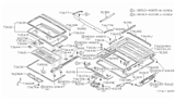 Diagram for 1987 Nissan Stanza Sunroof - 73610-D4010