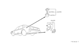Diagram for 1988 Nissan Maxima Interior Light Bulb - 26590-17E00