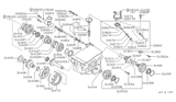 Diagram for 1992 Nissan Stanza Pinion Bearing - 31492-21X00