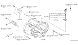 Diagram for 1985 Nissan Maxima Transmission Assembly - 32010-16E03