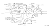 Diagram for 1985 Nissan Maxima Power Steering Hose - 49723-05E01