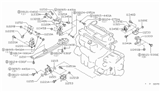 Diagram for 1987 Nissan Maxima Motor And Transmission Mount - 11338-16E07