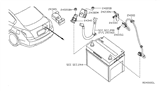 Diagram for 2008 Nissan Altima Battery Cable - 24080-JA70A