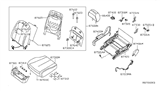 Diagram for 2007 Nissan Altima Seat Cushion - 87300-JA26A