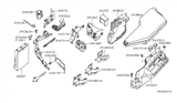 Diagram for Nissan Altima Fuse Box - 24382-JA01A