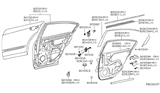 Diagram for 2010 Nissan Altima Door Check - 82430-ZX60A