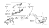 Diagram for 2009 Nissan Altima Door Lock Actuator - 80501-ZX00A