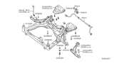 Diagram for Nissan Altima Sway Bar Kit - 54611-JA800