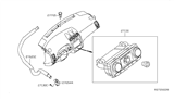 Diagram for 2008 Nissan Altima Blower Control Switches - 27500-JA820