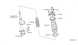 Diagram for 2010 Nissan Altima Shock Absorber - E4302-JA81B