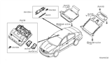 Diagram for 2012 Nissan Altima Dome Light - 26430-ZX02C