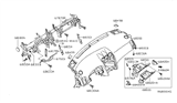 Diagram for 2010 Nissan Altima Glove Box - 68500-JA82B