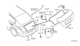 Diagram for Nissan Trunk Latch - 84630-JA00A