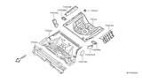 Diagram for 2012 Nissan Maxima Floor Pan - 74514-JA030