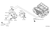 Diagram for 2011 Nissan Altima A/C Hose - 92412-JA80A