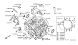 Diagram for 2009 Nissan Altima Transmission Assembly - 31020-JA80A