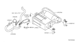 Diagram for 2011 Nissan Altima Vapor Canister - 14950-JA80A