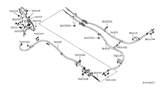 Diagram for 2008 Nissan Altima Parking Brake Cable - 36531-JA00A