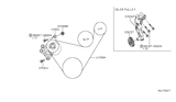 Diagram for 2007 Nissan Altima Cylinder Head Bolts - 080B7-0802A