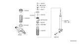 Diagram for 2010 Nissan Altima Shock Absorber - E6210-JA80B