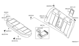 Diagram for Nissan Seat Cushion - 88300-ZX01A