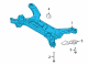 Diagram for 2024 Nissan Sentra Rear Crossmember - 55401-6LB0D