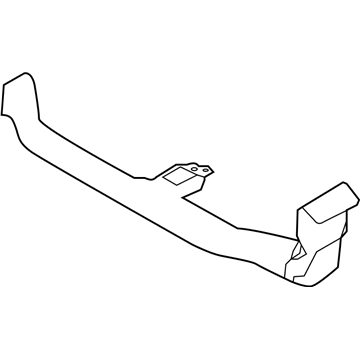 Nissan 27931-4BU1A Duct-FLOOR. Rear