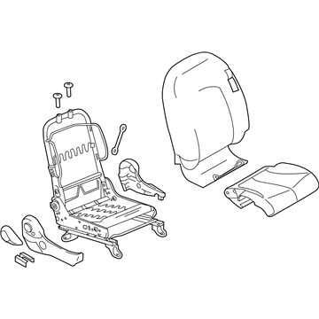 Nissan 87000-9KA1B Seat Assembly-Front, RH