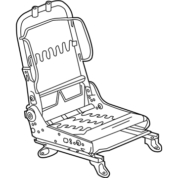 Nissan 87105-9KA1A Frame And ADJUSTER Front RH