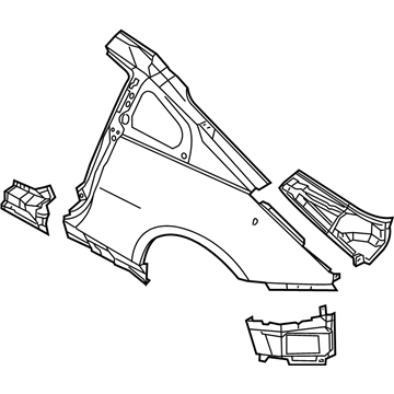 2007 Nissan 350Z Fender - G8100-CD034