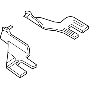 Nissan 27832-5M000 Duct-Floor,Front 2ND RH