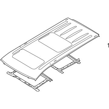 Nissan G3100-1JAAD Panel-Roof