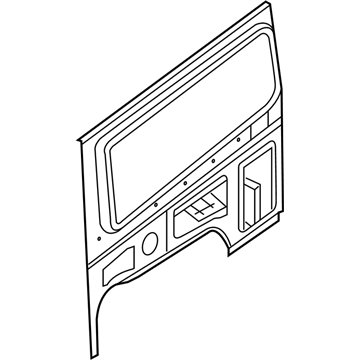 Nissan 76651-9JH0B Panel Assy-Side,Rear Inner LH