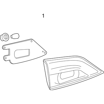 2012 Nissan Quest Back Up Light - 26550-1JA1A