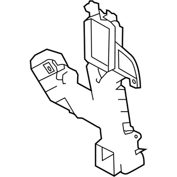 Nissan 27314-1JA0B Duct-Rear Heater Unit